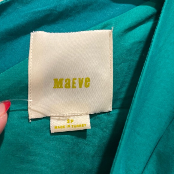 Anthropologie Maeve green dress 2P - Picture 4 of 6